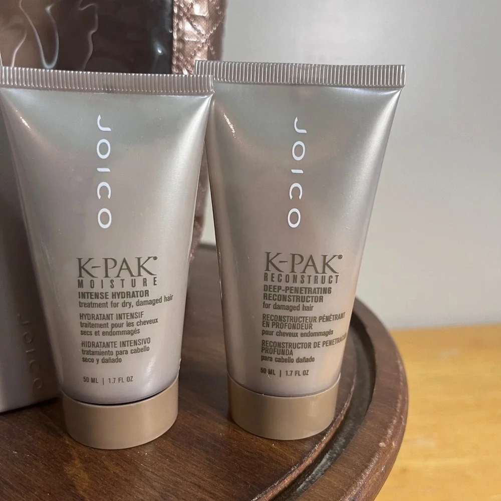 Joico K-PAK Reconstruct Shampoo Conditioner Hydrator Hair Care Set with Bag